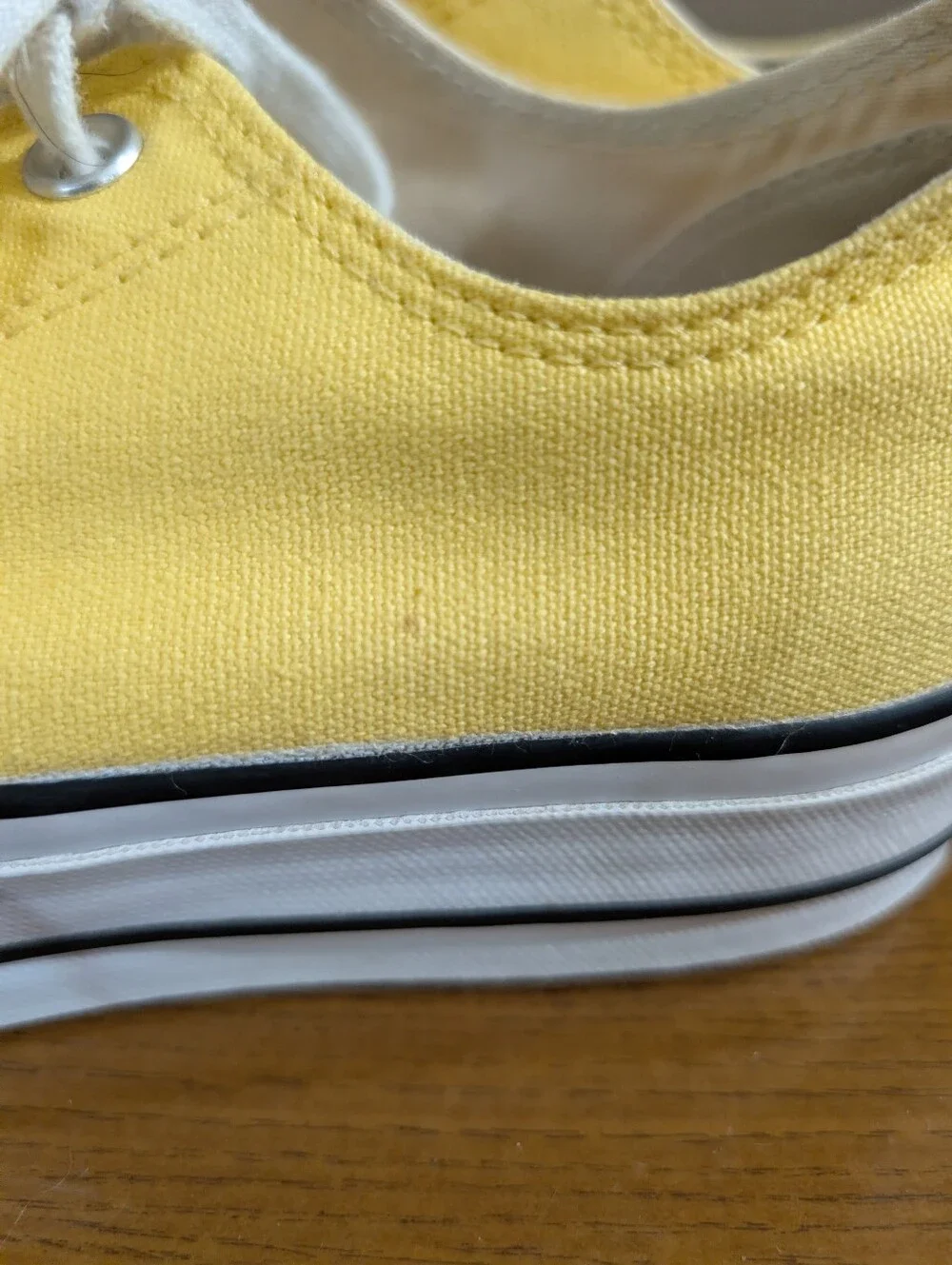 Low-top Yellow Platform Converse, Women's Size 10
